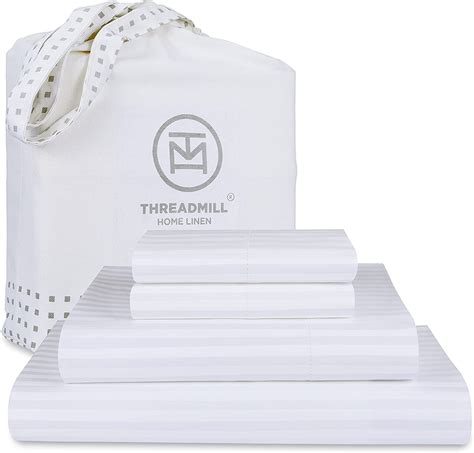 Threadmill home linen - Not only are the sheets manufactured in a solar- and wind-powered factory, but no plastic is used in their packaging. You'll receive them in a reusable cotton tote bag. In our analysis of 81 expert reviews, the Threadmill Home Supima ELS Cotton King Sheets placed 10th when we looked at the top 22 products in the category. For the full ranking ...